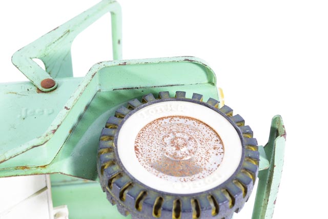 Vintage Steel Model Jeep by Tonka Toy