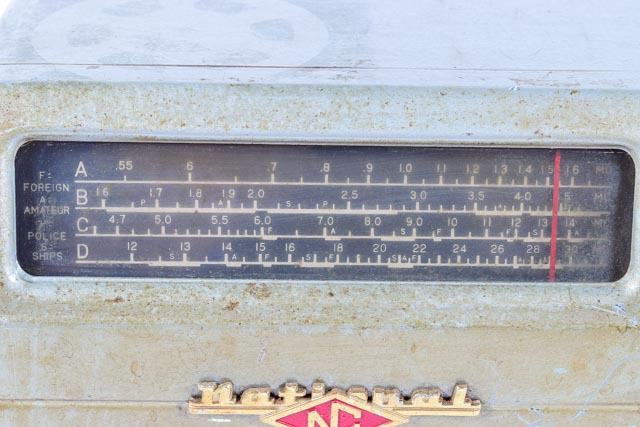 National NC Model SW-54 Radio