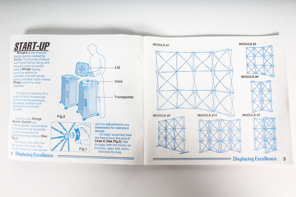 Skyline Trade Show Table Top Display