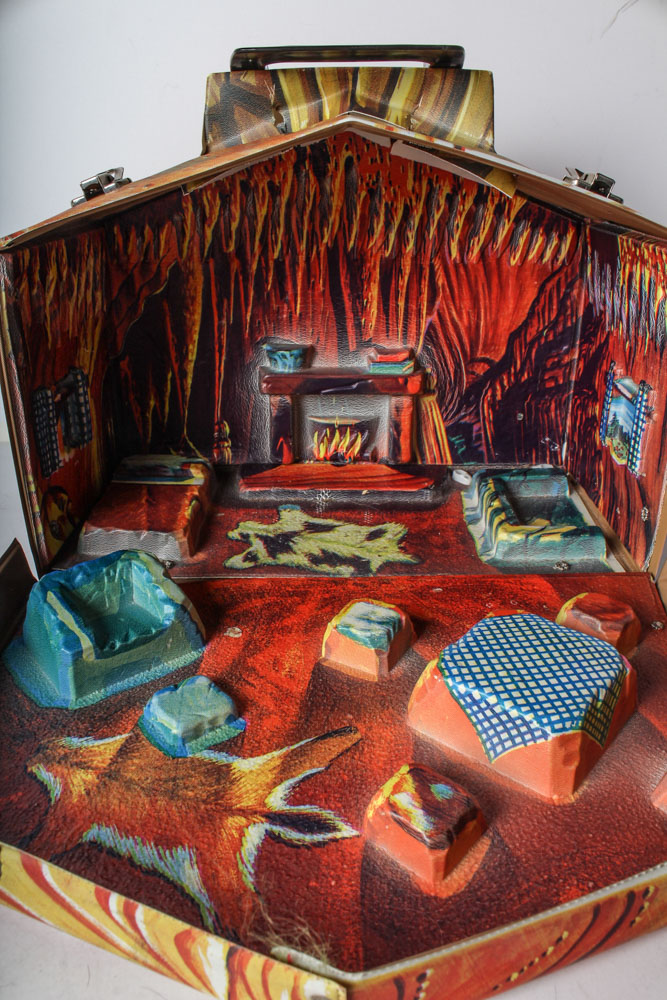 Vintage Troll House and Trolls