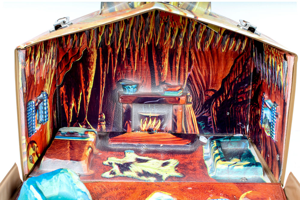 Vintage Troll House and Trolls