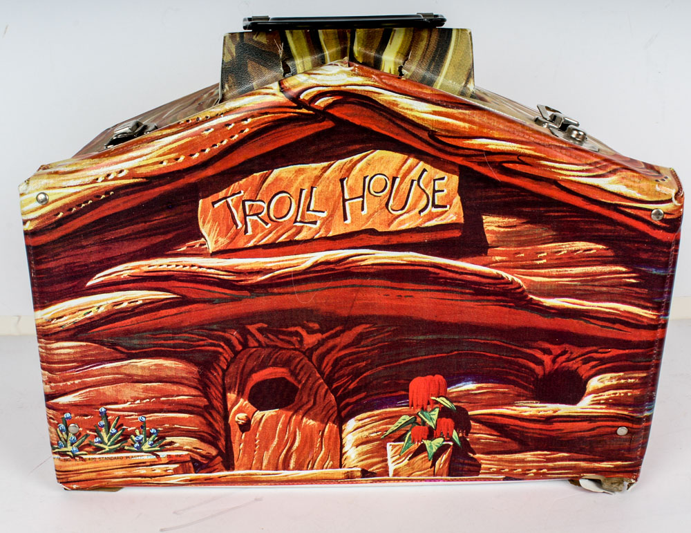 Vintage Troll House and Trolls