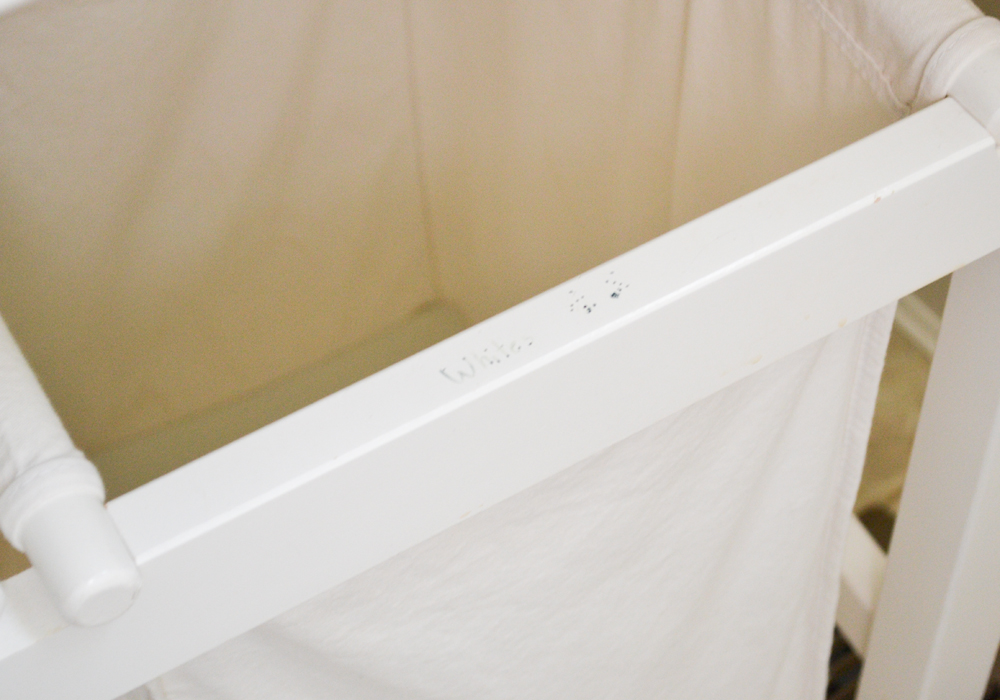 Laundry Bin Table on Caster Wheels