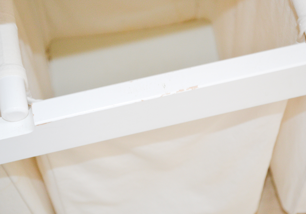 Laundry Bin Table on Caster Wheels