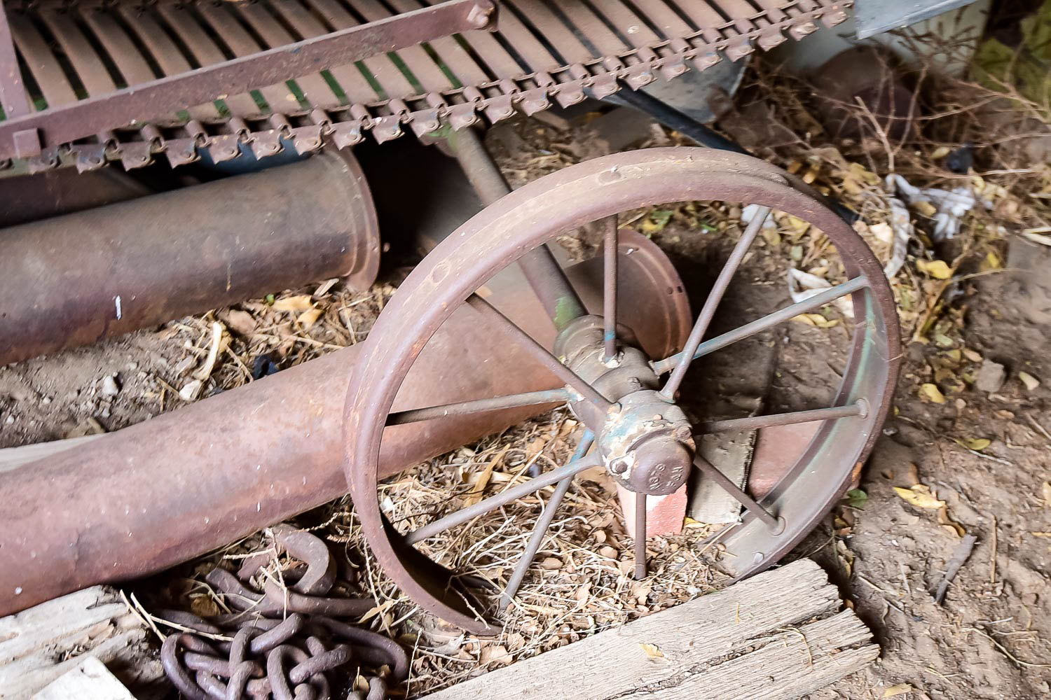 Vintage Silage Cutter Machine