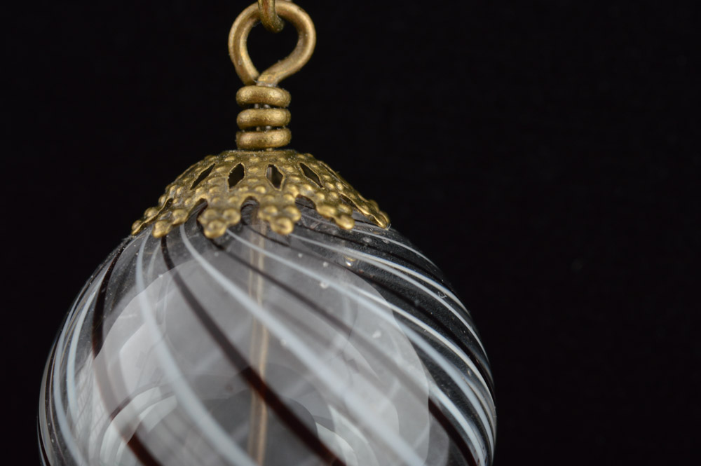 Handcrafted Hot Air Balloon Blown Glass Earrings