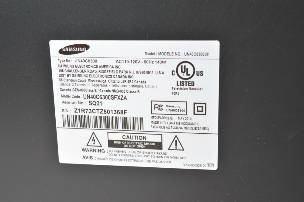 Samsung Series 6 LED Television