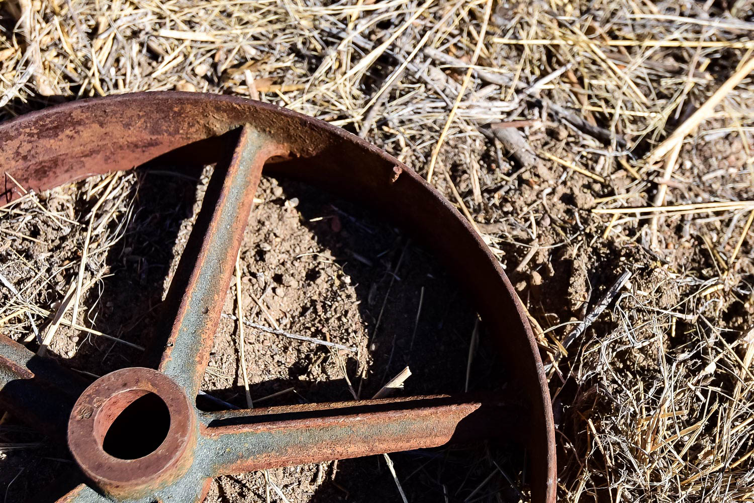 Antique Cast Iron Pulley Wheel