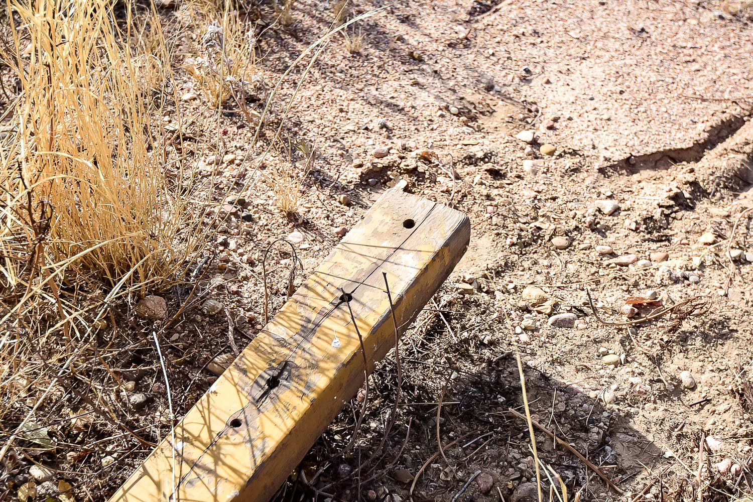 Antique Horse-Drawn Cart Tongue