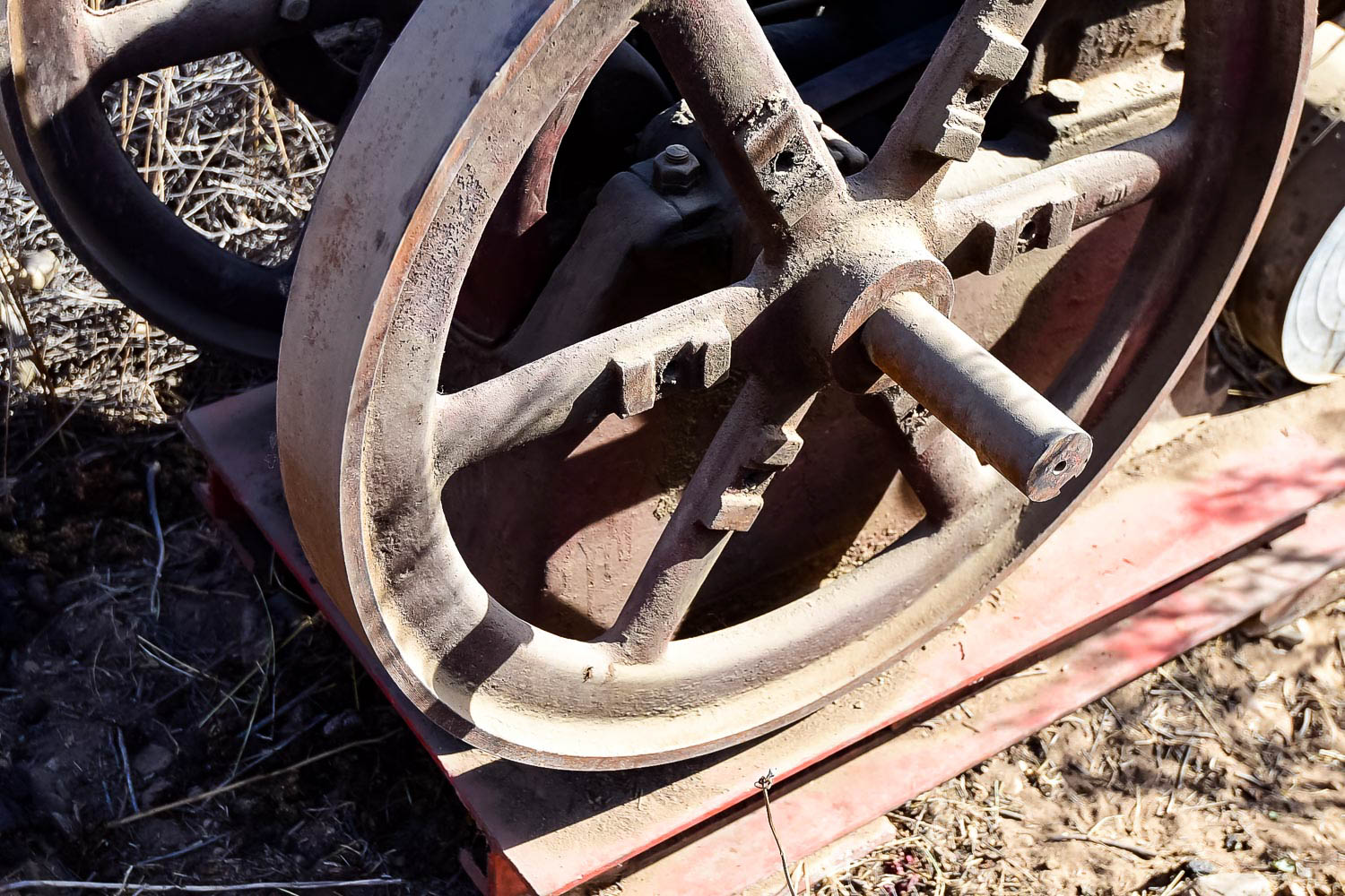 Antique Montgomery Ward Sattley "Hit-or-Miss" Engine