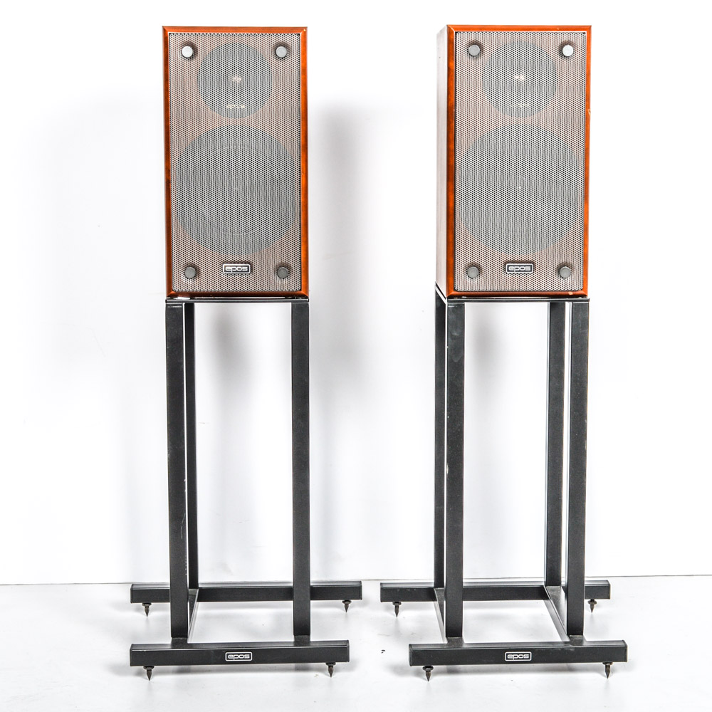 Epos Speakers With Metal Stands