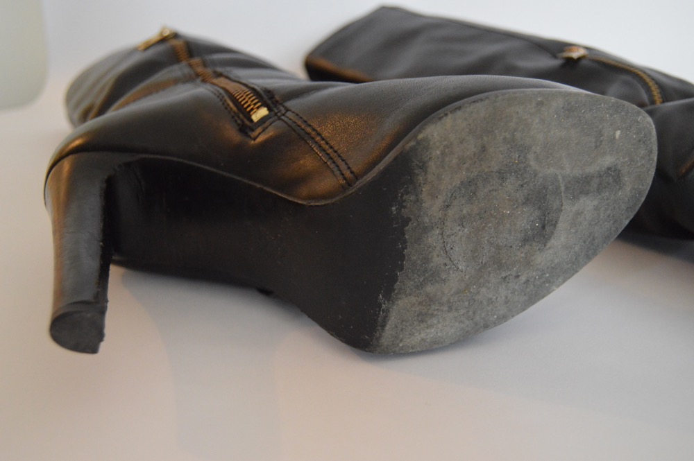 Tory Burch High Heel Black Leather Boots