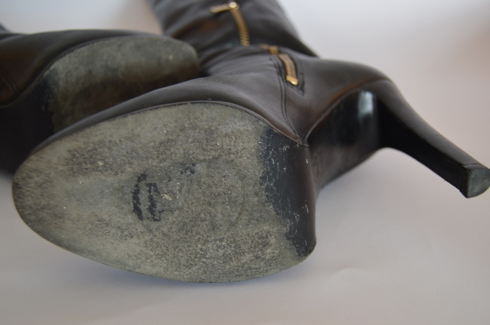 Tory Burch High Heel Black Leather Boots