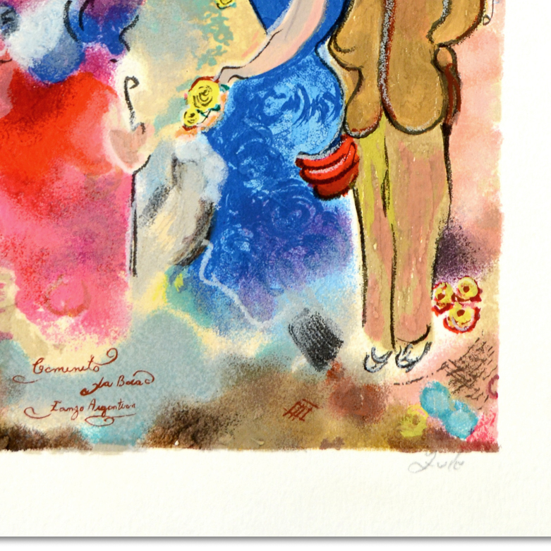 Aaron Zule "Two Couples" Signed Limited Edition Serigraph