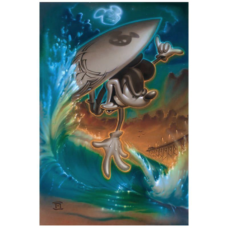 Noah "Off The Lip" Signed Limited Edition Giclee on Canvas