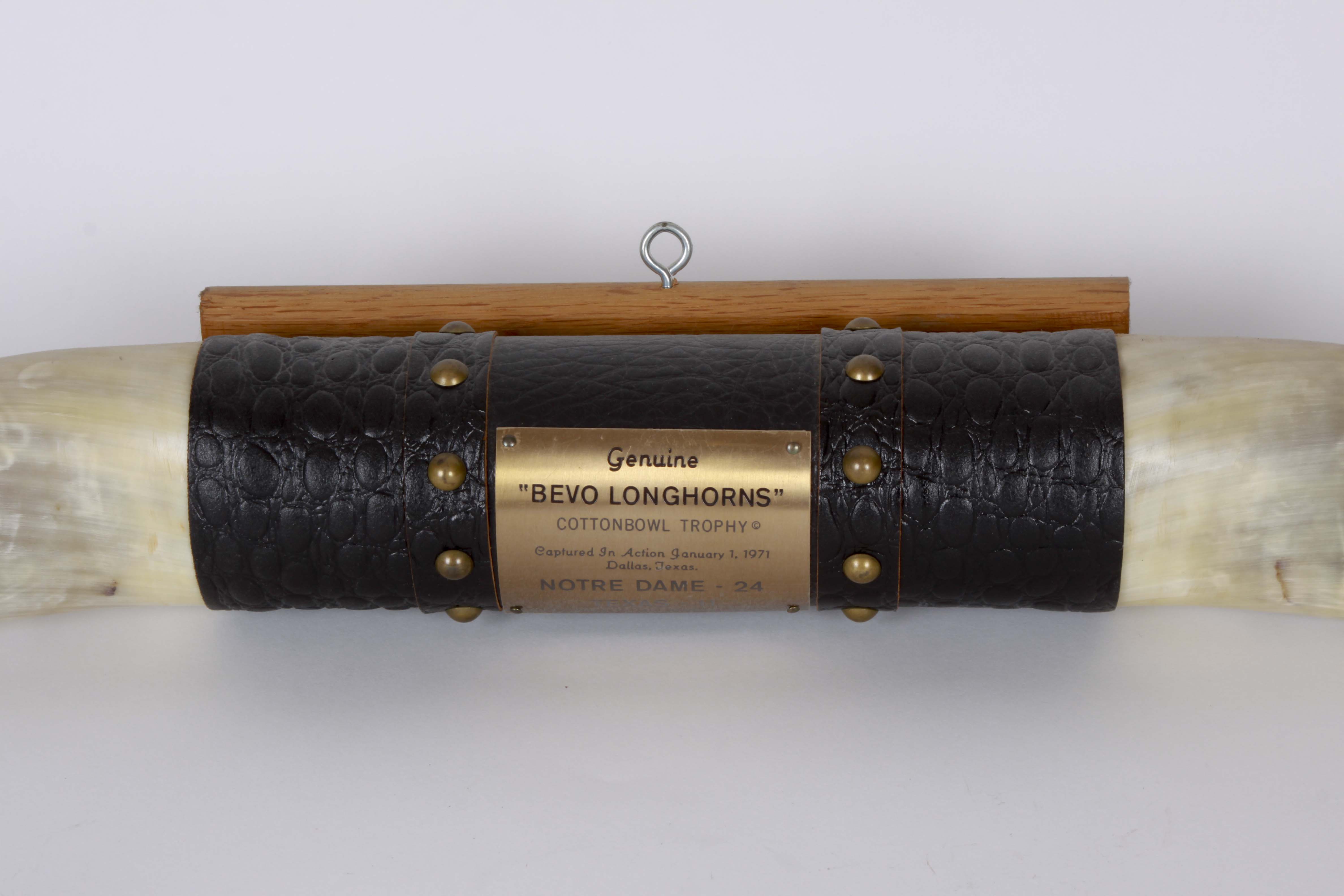 Genuine "Bevo Longhorns" Cotton Bowl Trophy