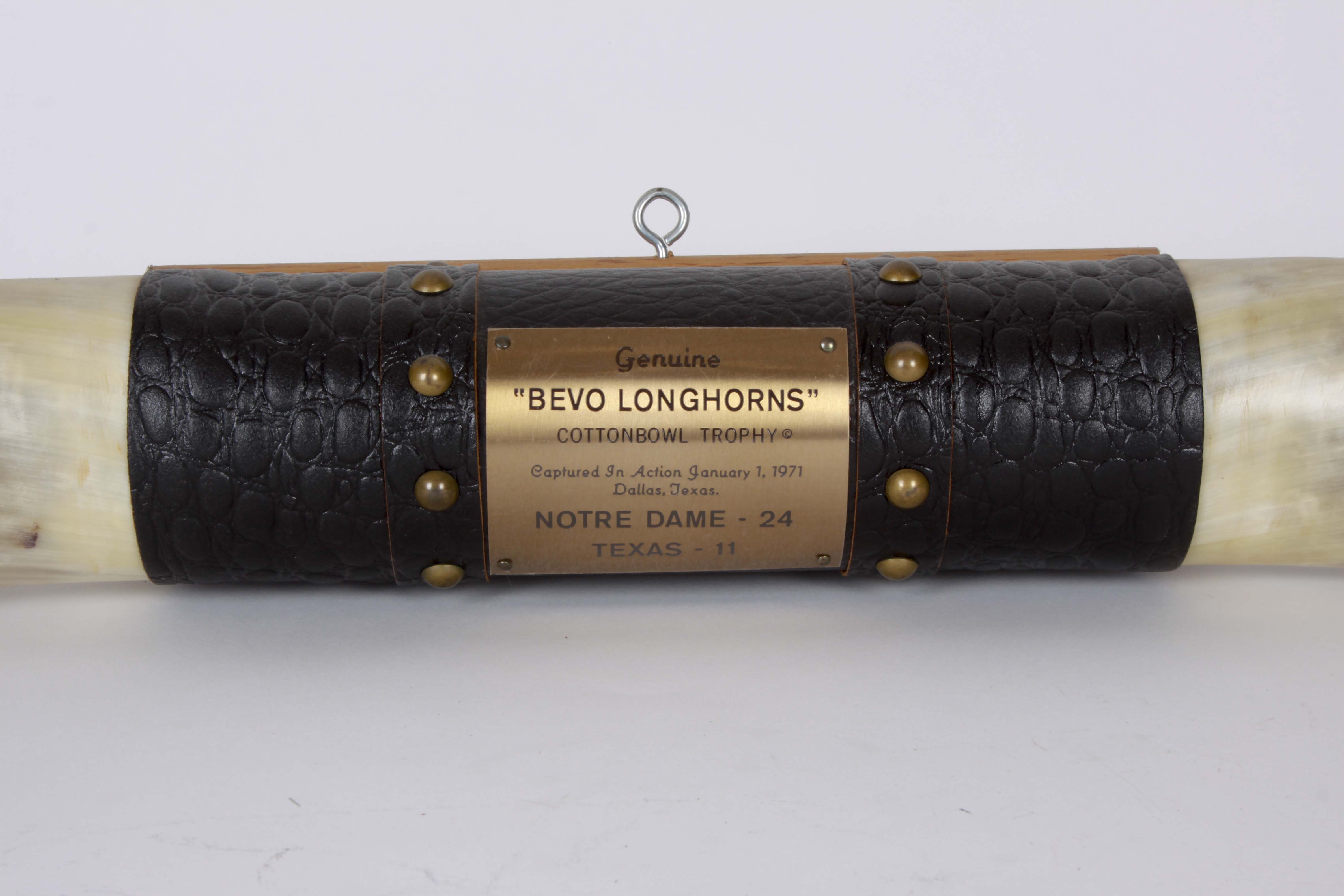 Genuine "Bevo Longhorns" Cotton Bowl Trophy