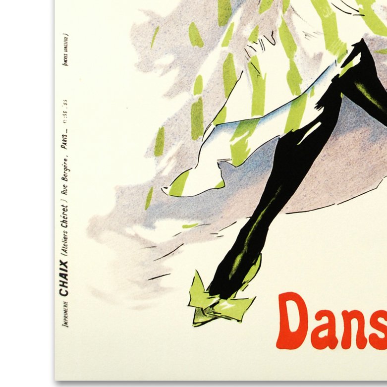 RE Society "Quinquina Dubonnet" Hand Pulled Lithograph After Jules Cheret