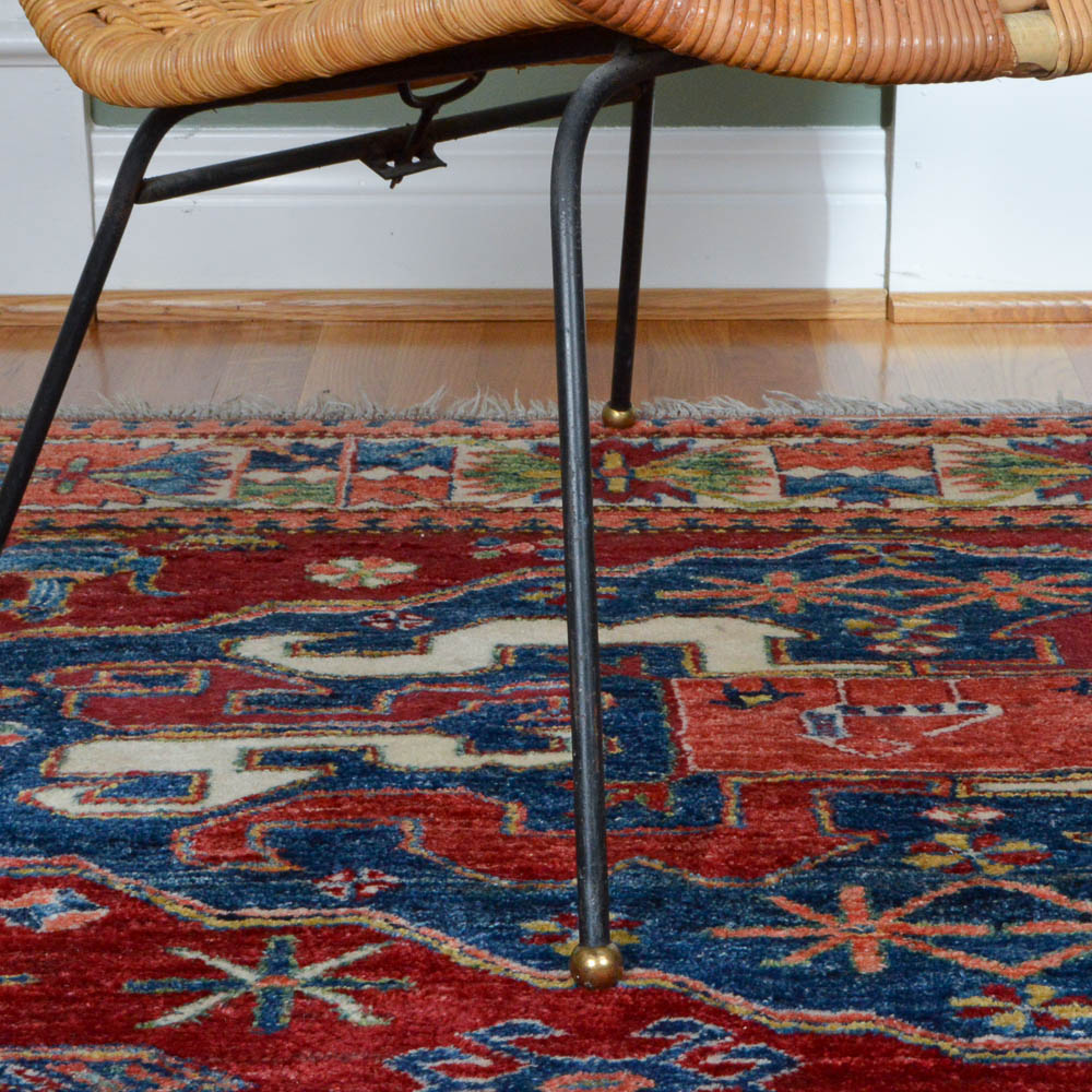 Wicker and Bamboo Arm Chair