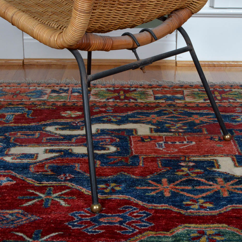 Wicker and Bamboo Arm Chair