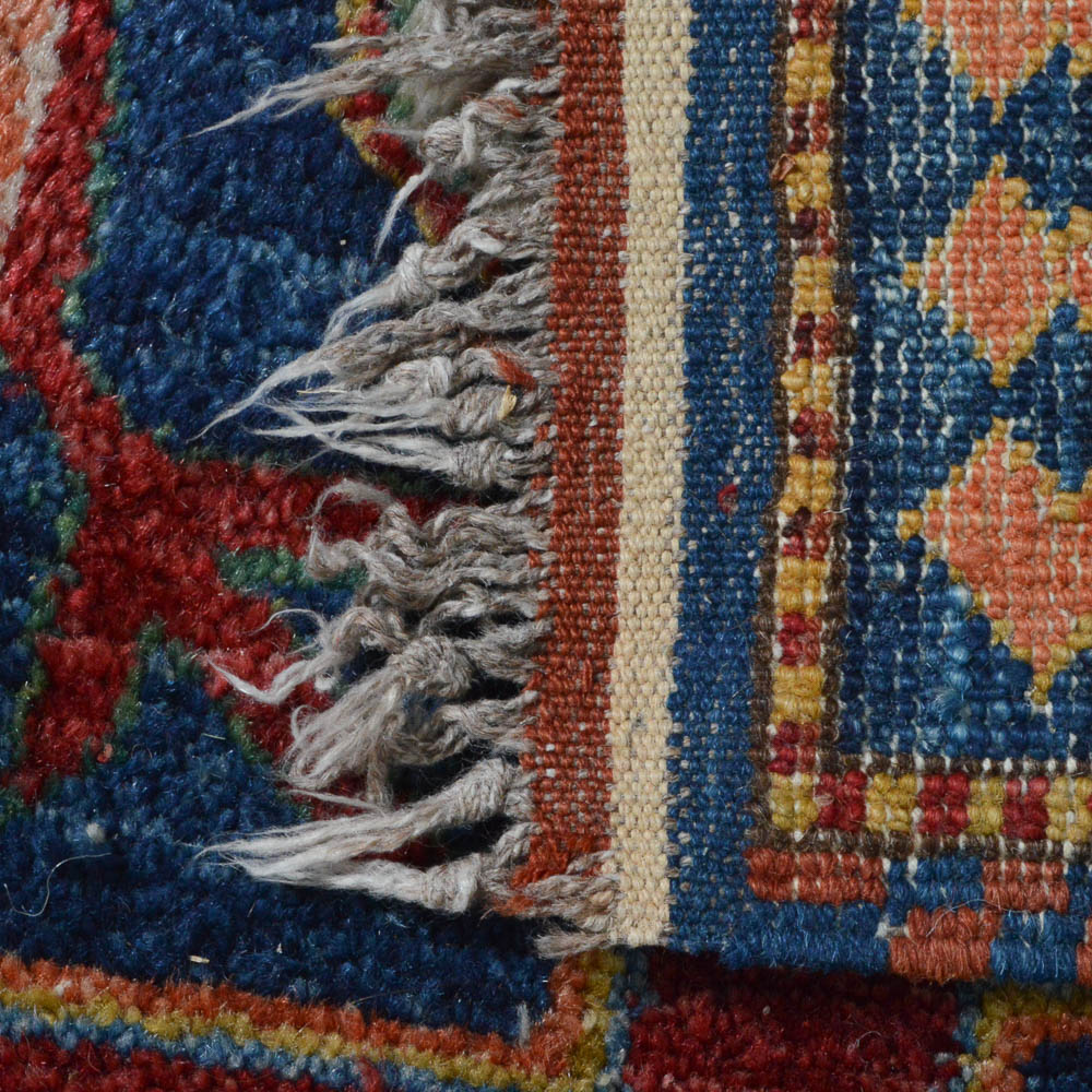 Exceptional Handwoven Kazak Cloud-band Chondzoresk Area Rug