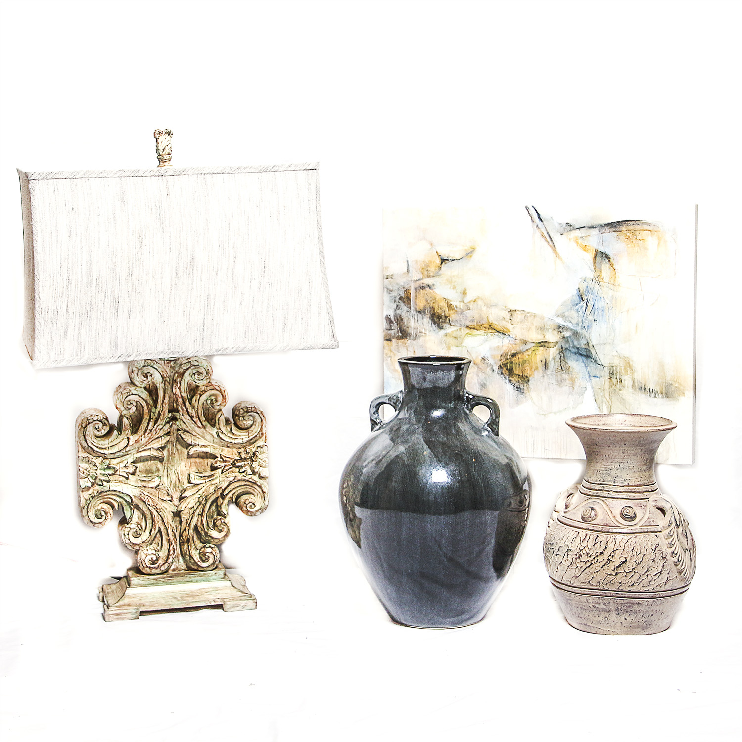 Stein World Sonia Resin Table Lamp, Vases and Art