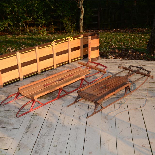 Vintage Sled Collection
