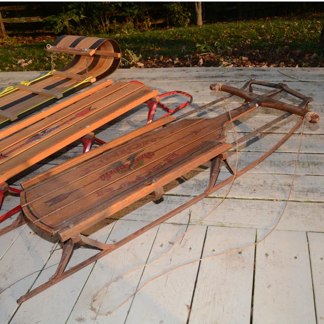 Vintage Sled Collection