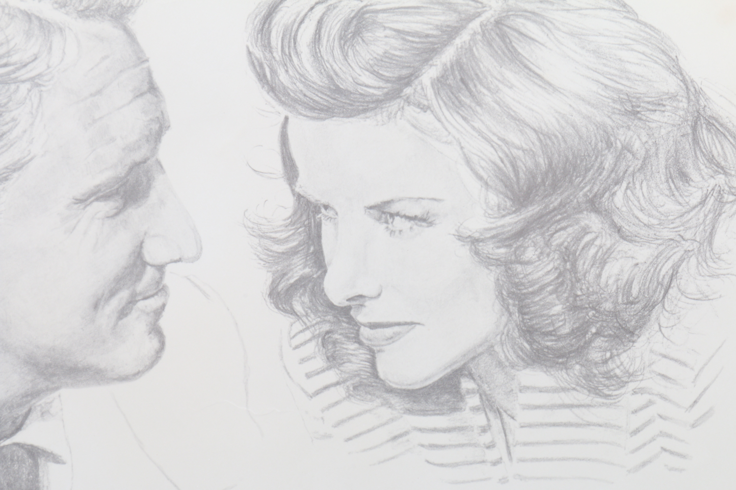 Pair of Offset Lithograph Art Prints after Lanse