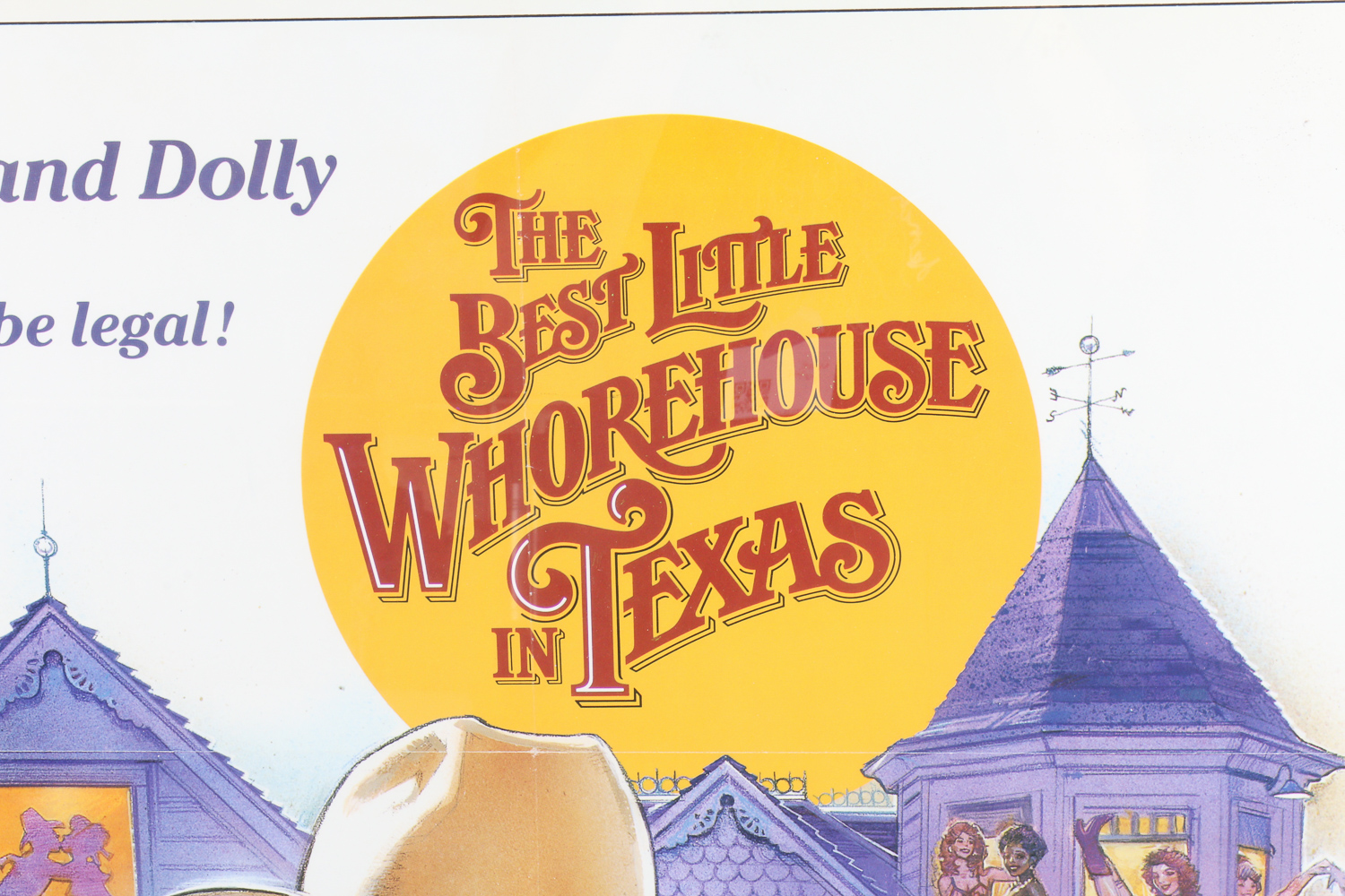 Burt Reynolds, Dolly Parton 1982 Framed Movie Poster