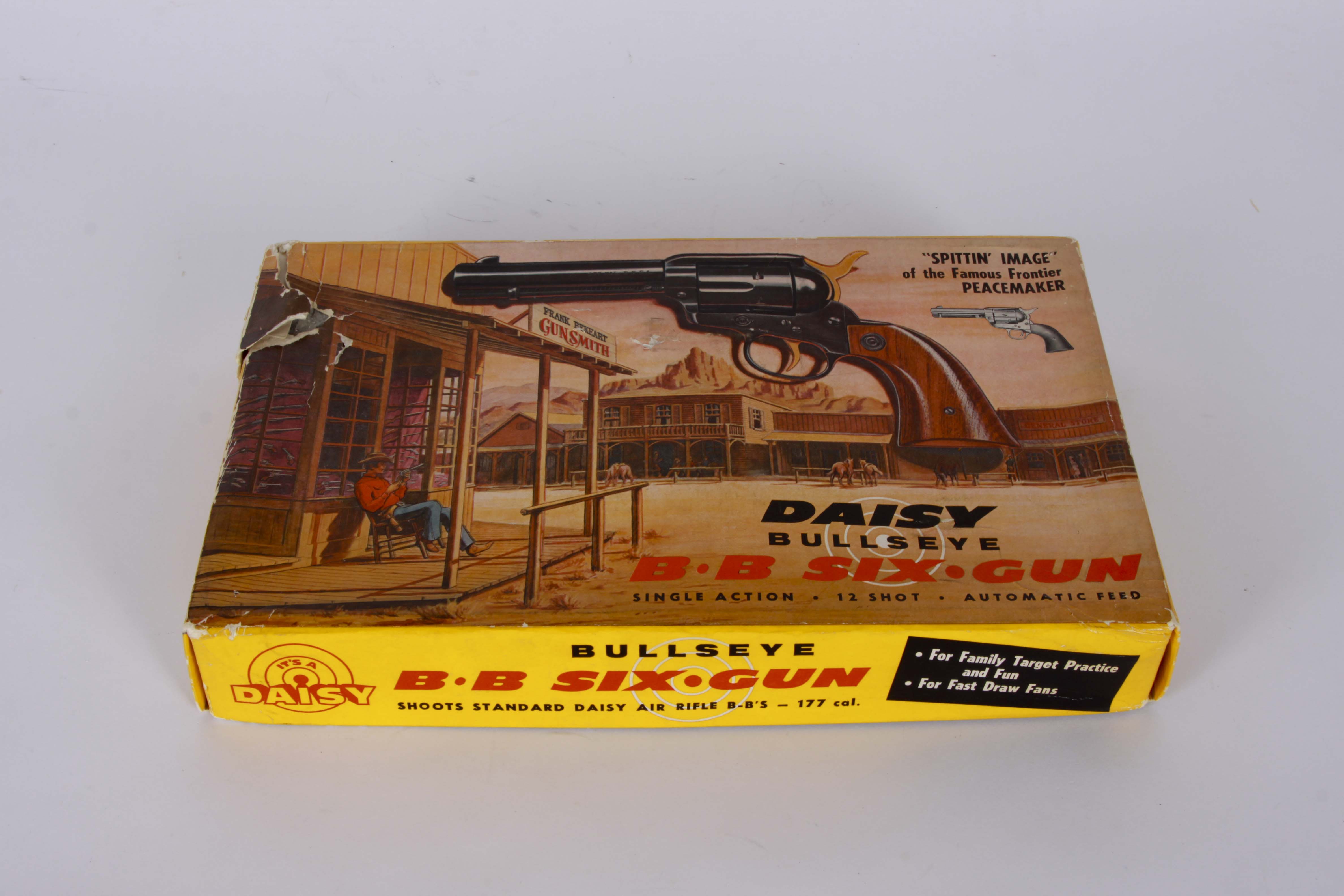 Vintage Daisy Bullseye BB Six Gun