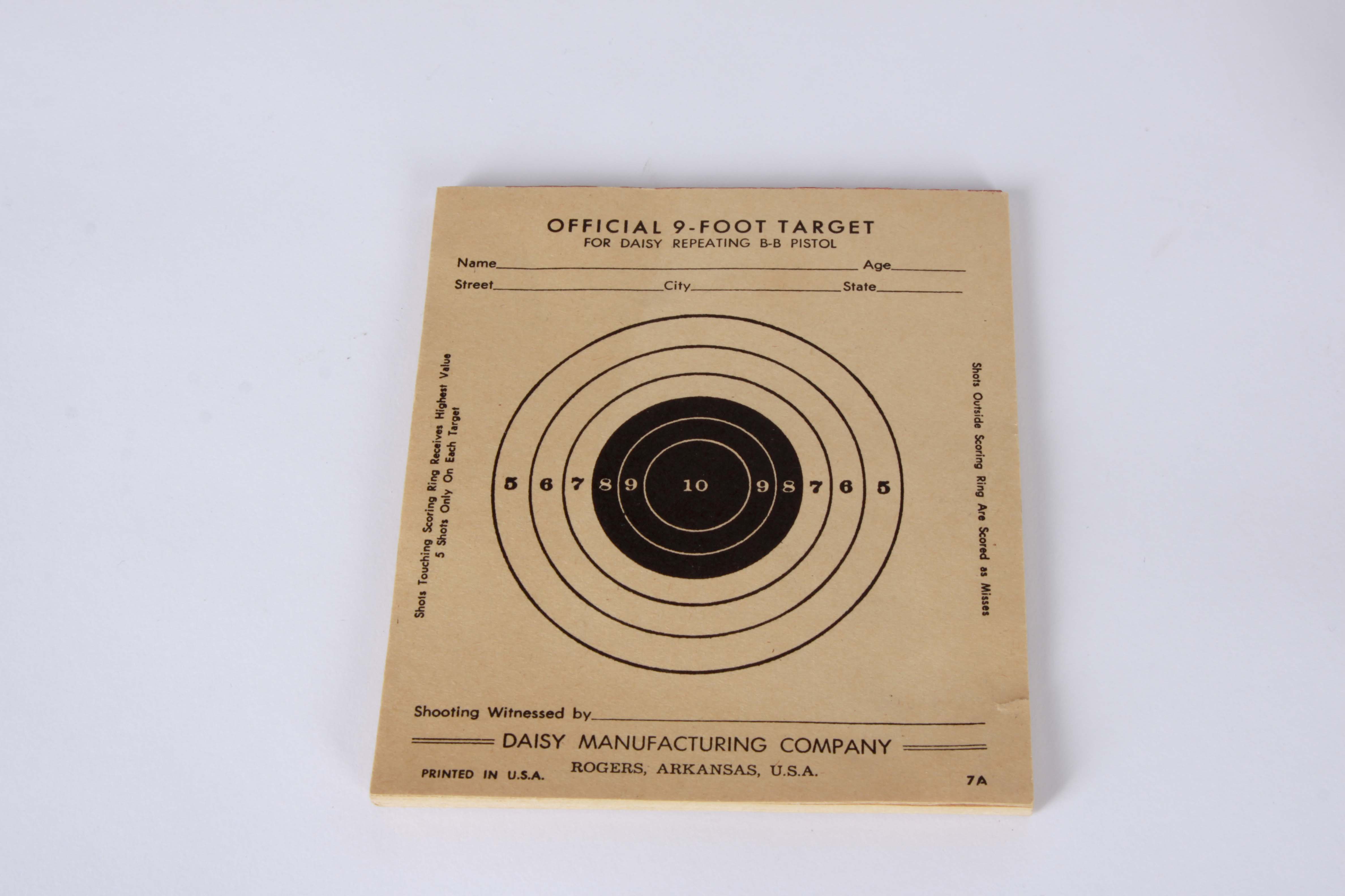 Vintage Daisy Bullseye BB Six Gun