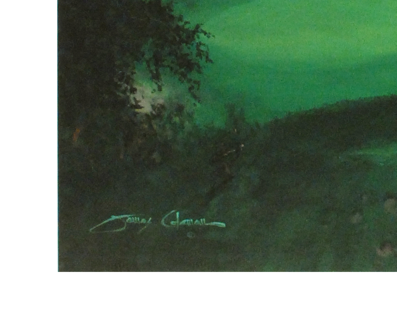 James Coleman "Dream Green Come True" Signed Limited Edition Lithograph
