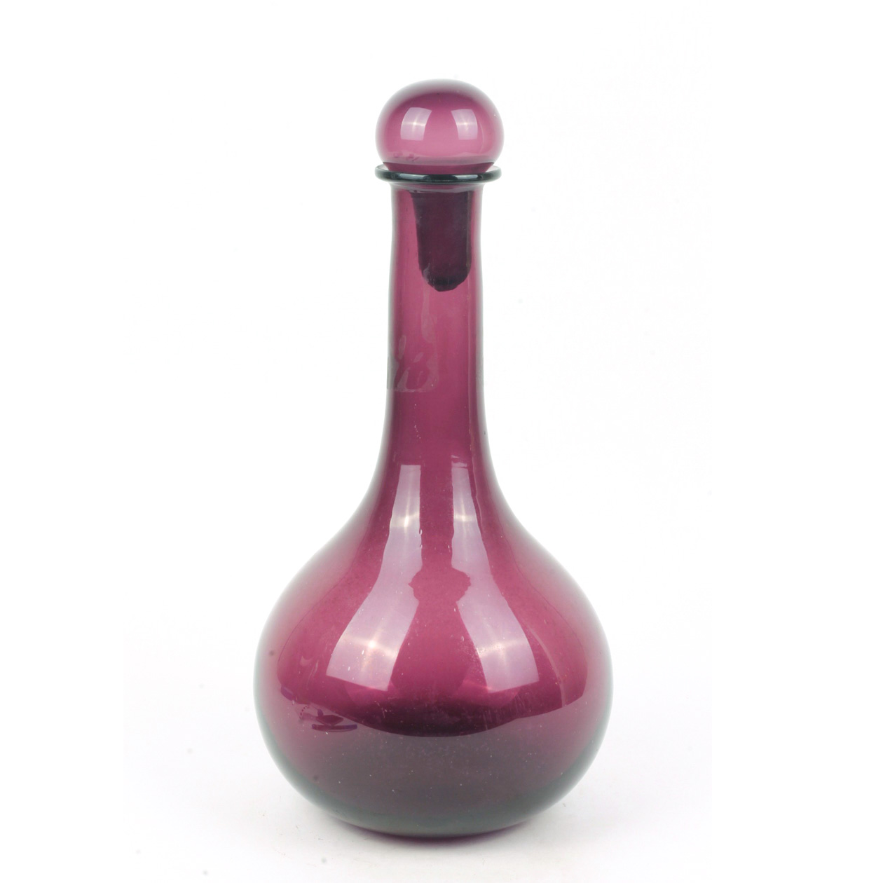 Purple Glass Decanter