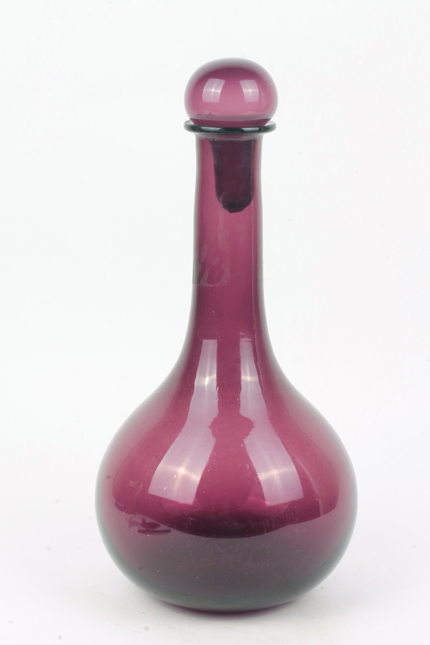 Purple Glass Decanter