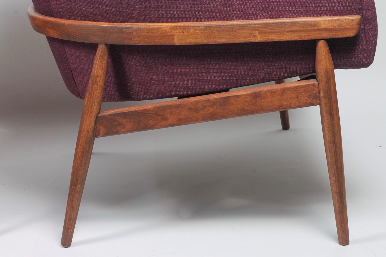 Pair of Milo Baughman Wide Barrel-Back Lounge Chairs