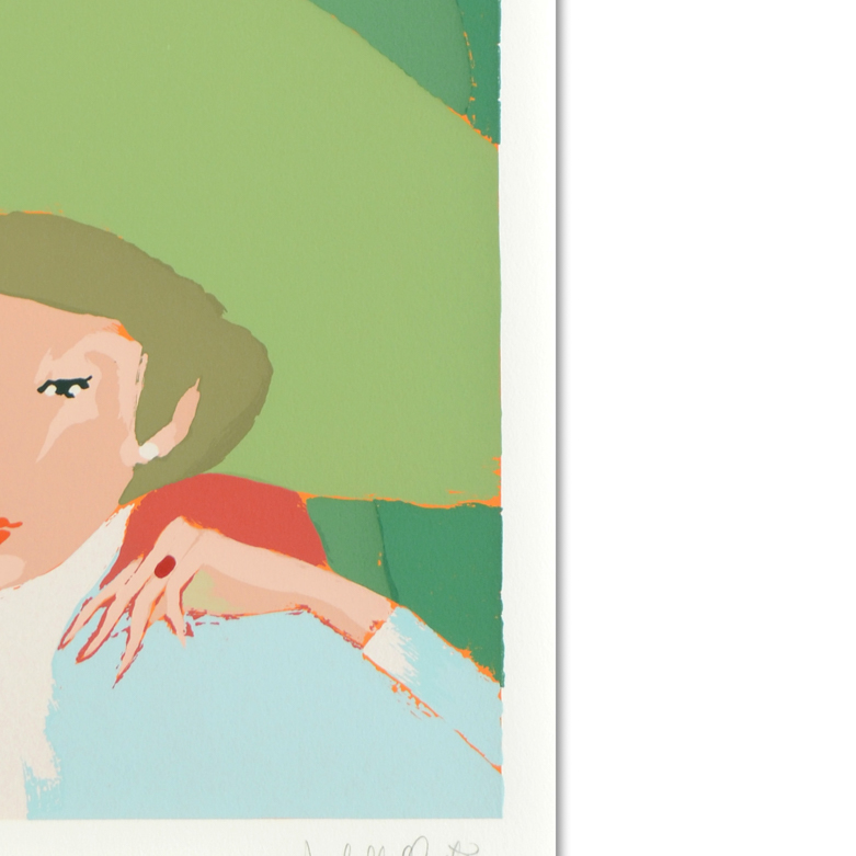 Amleto dalla Costa "Fanno - Salotto" Signed Limited Edition Serigraph