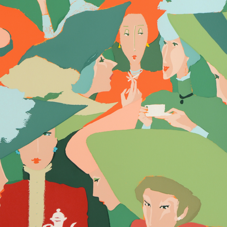 Amleto dalla Costa "Fanno - Salotto" Signed Limited Edition Serigraph