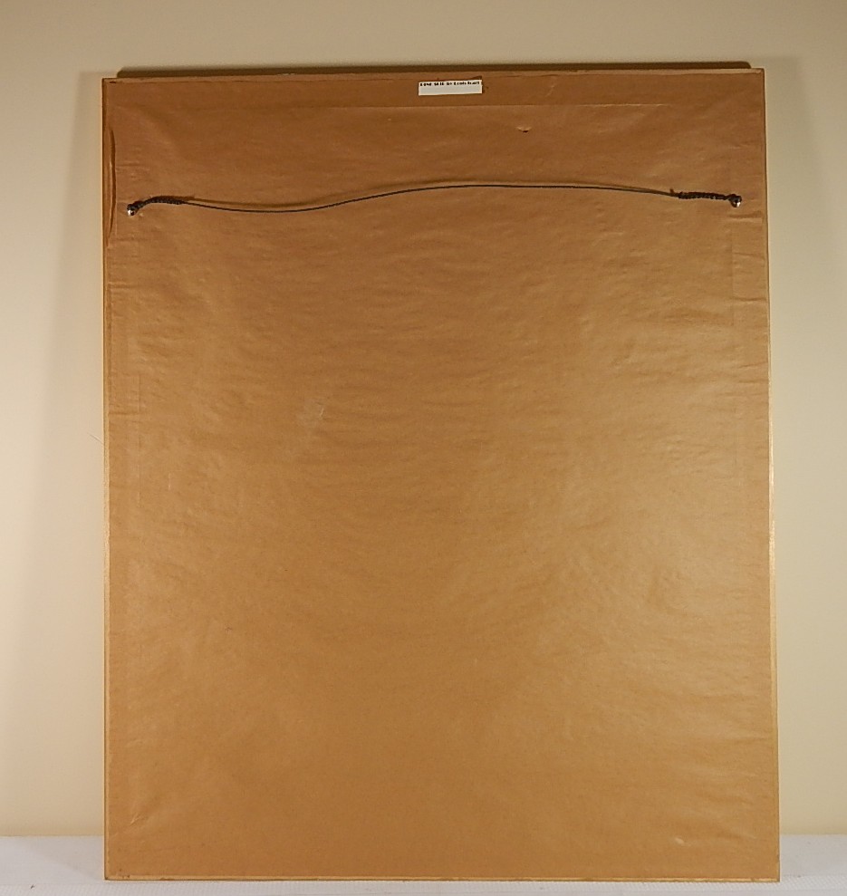 Louis Icart Framed Offset Lithograph "Pink Slip"