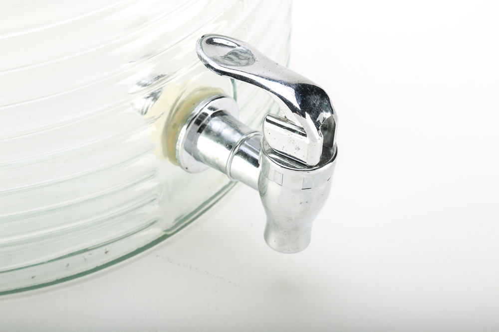 Glass Beehive Drink Dispenser