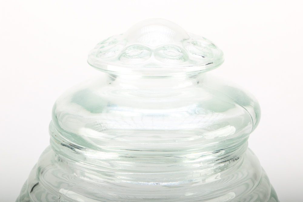 Glass Beehive Drink Dispenser