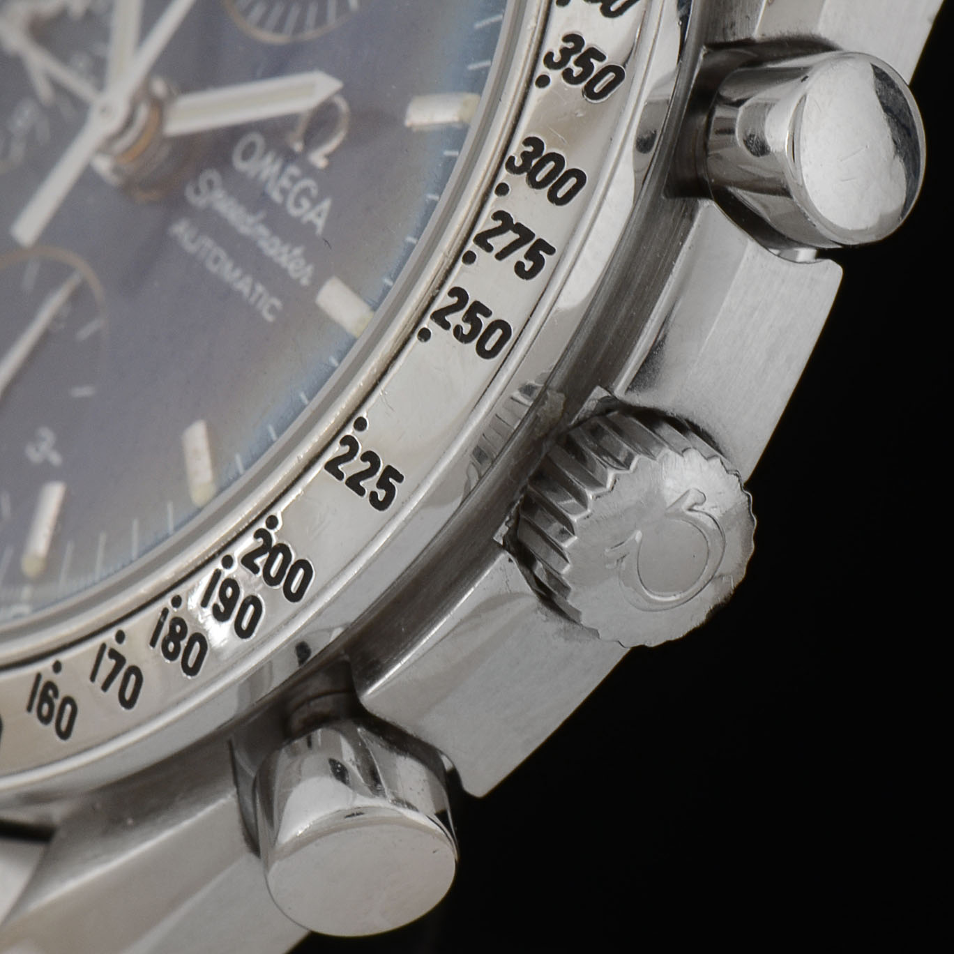 Men's Omega Speedmaster Triple Calendar Date Chrono Autograph