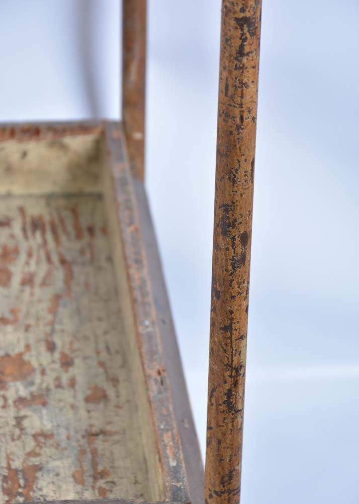 Vintage Rolling Wood Cart