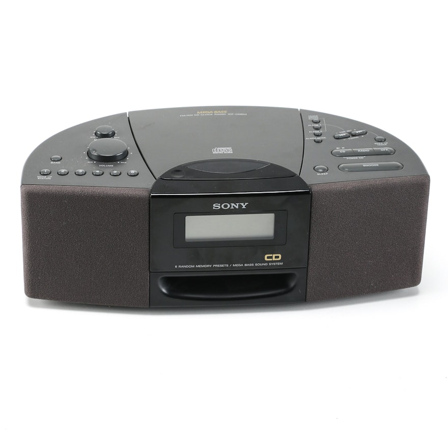 Sony Radio Alarm Clock With CD Player