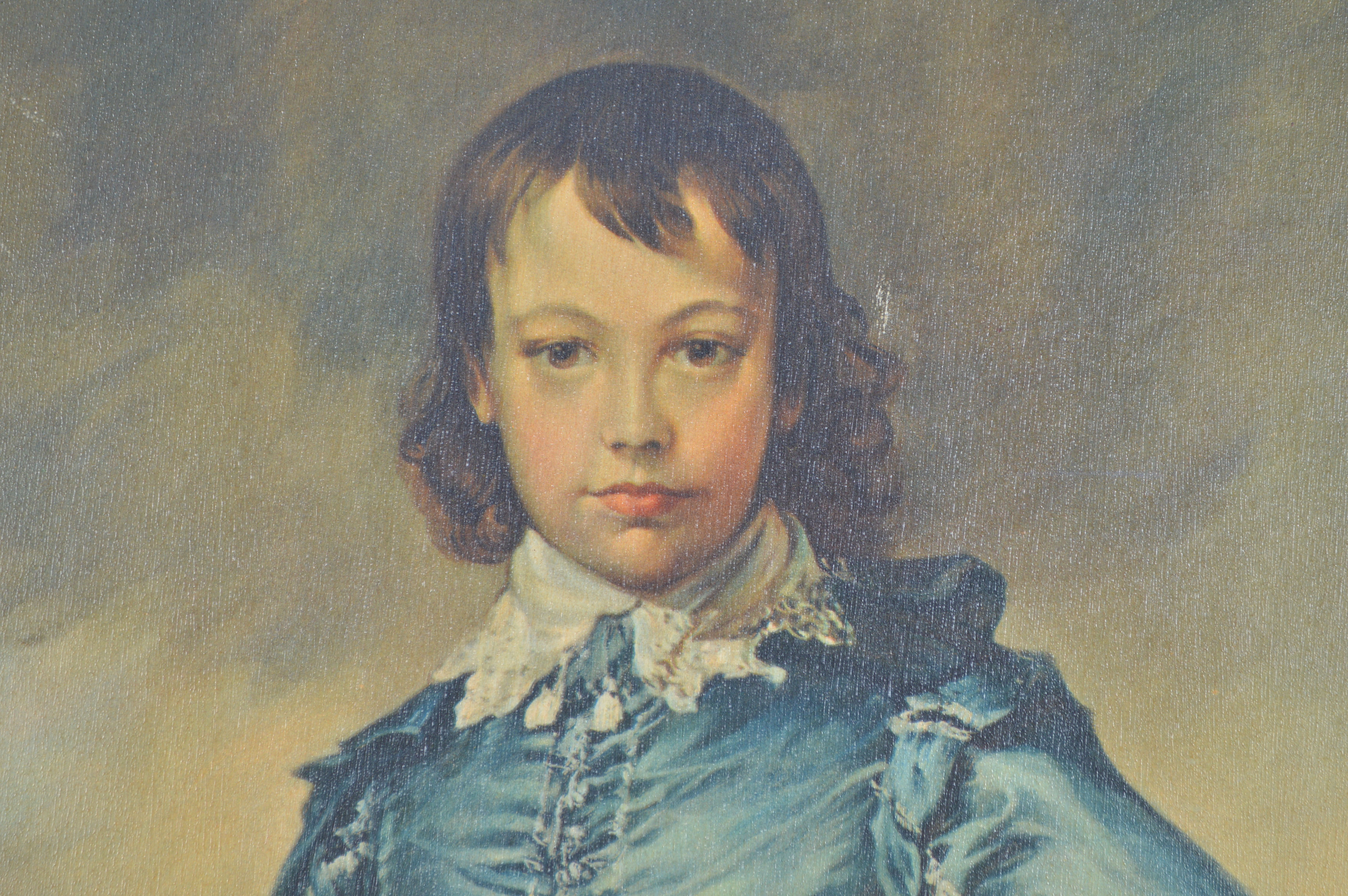 Gilt Framed 'Reofect Painting' of "The Blue Boy" by Gainsborough