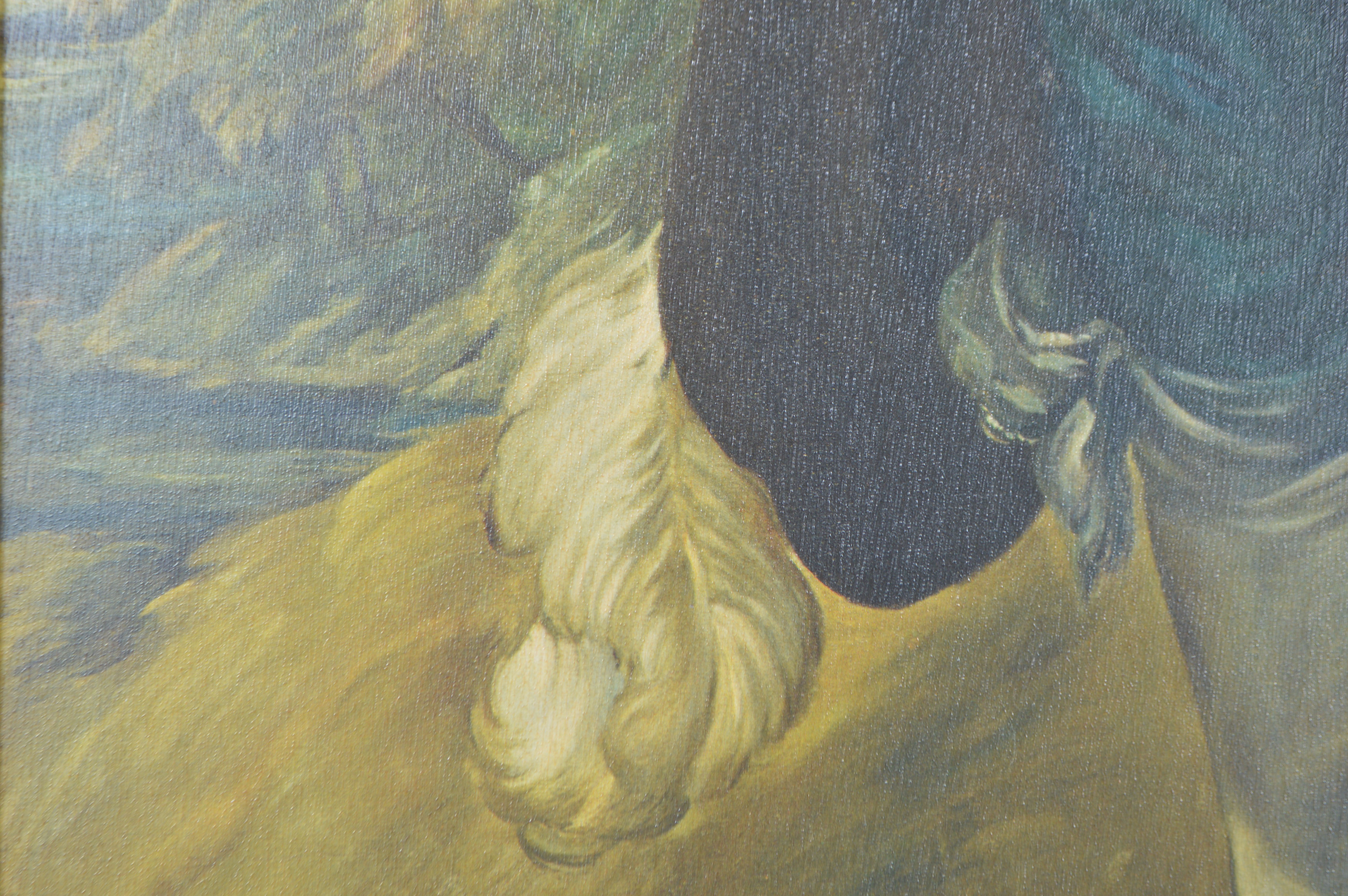 Gilt Framed 'Reofect Painting' of "The Blue Boy" by Gainsborough