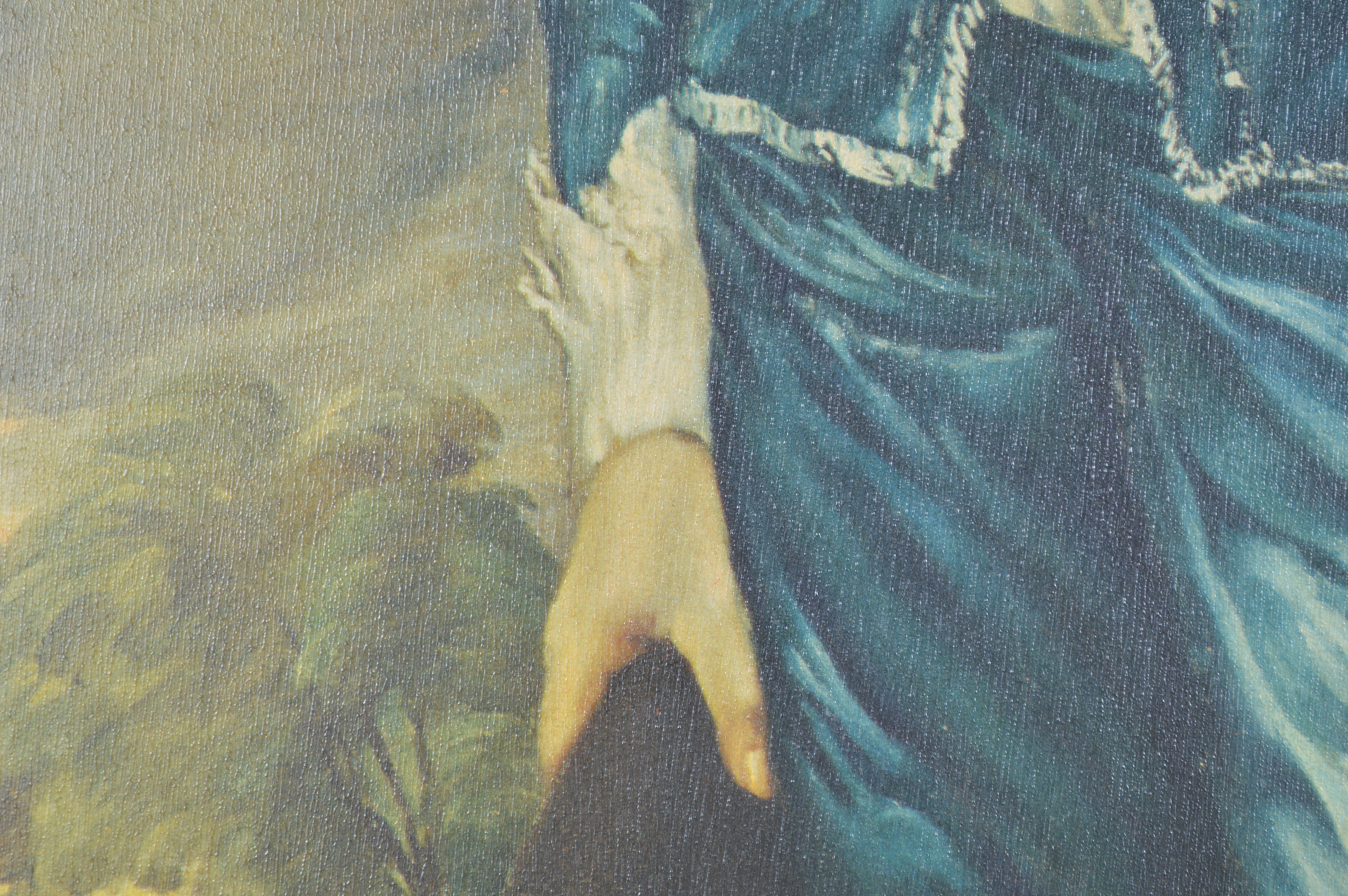 Gilt Framed 'Reofect Painting' of "The Blue Boy" by Gainsborough