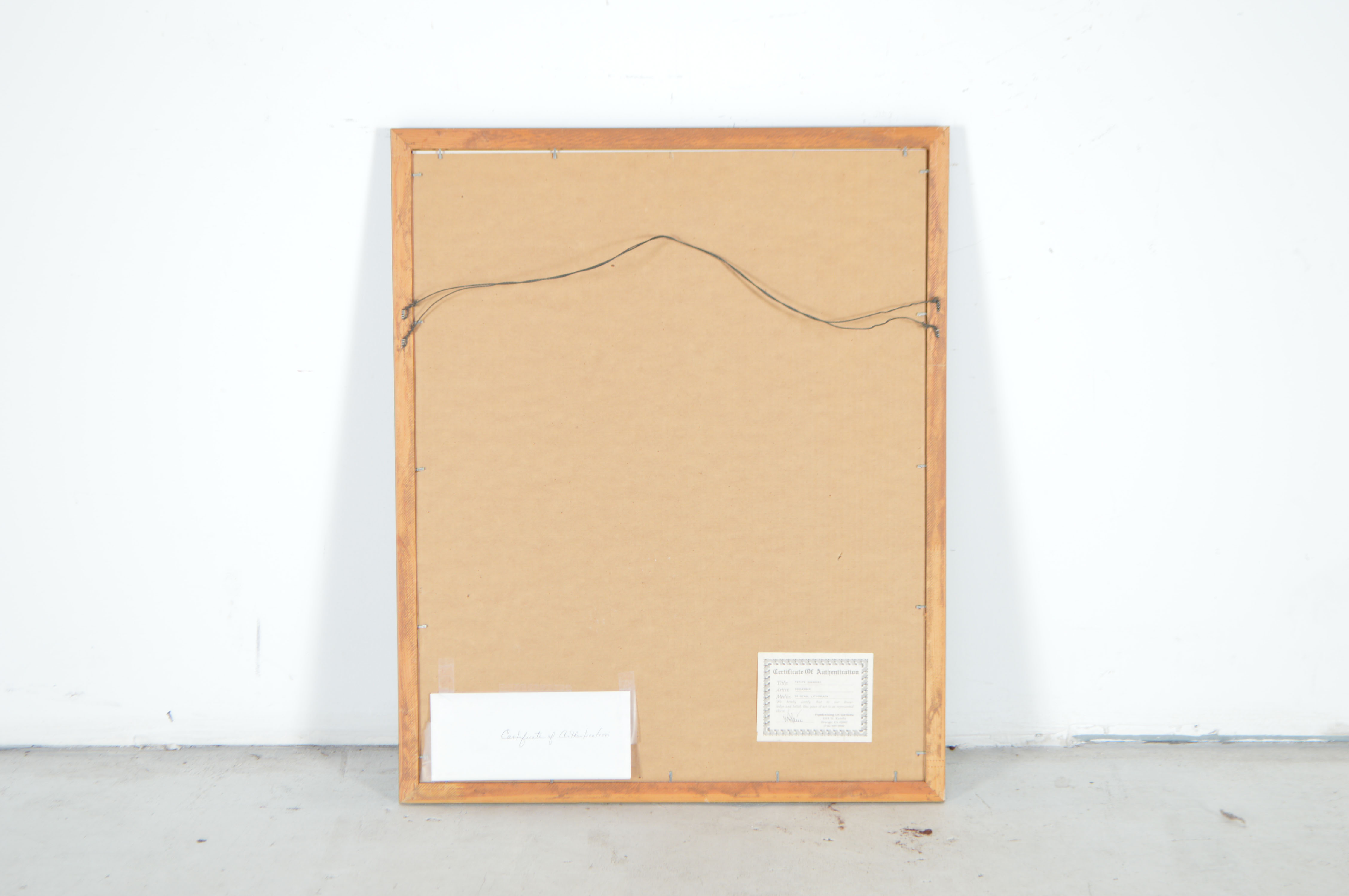 Original Framed Lithograph "Petite Danseuse" by Rodo Boulanger