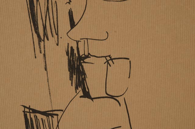 Original 1975 Exhibition Poster "1890 - 1945 Dessins du Museée National d'Art Moderne"