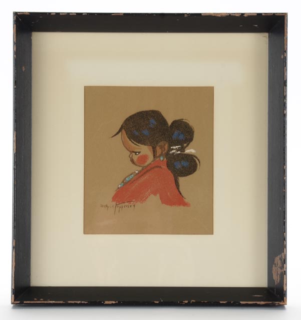 Two Chris Toppersen Vintage Serigraphs of Children